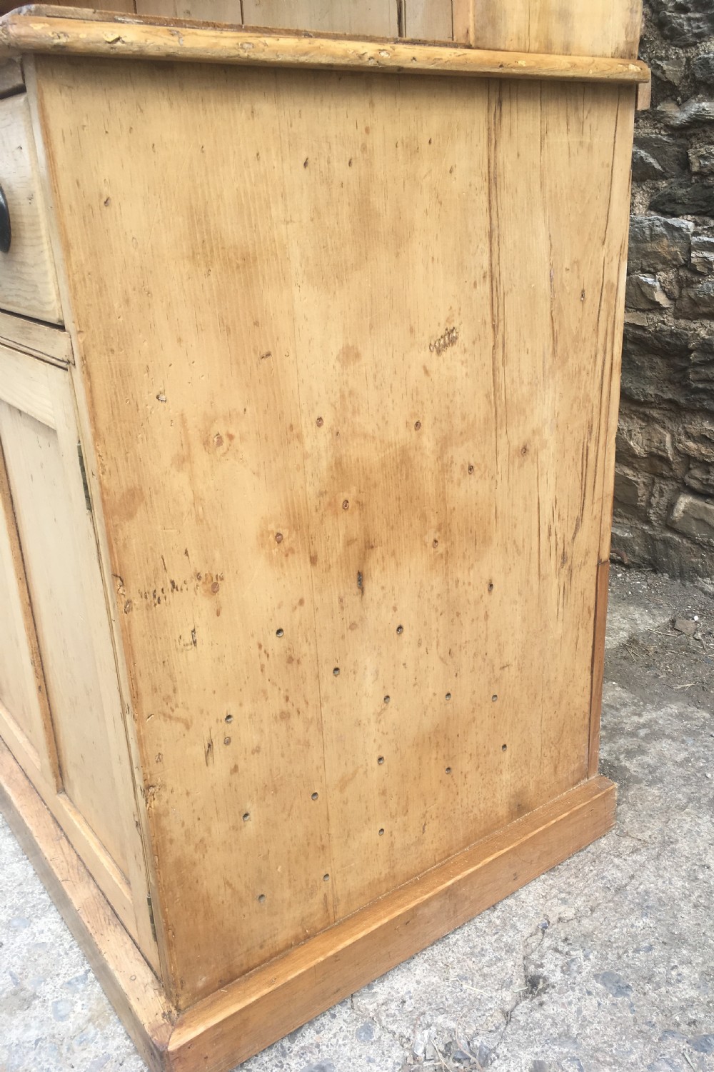 Huge Antique Georgian Stripped Pine Westcountry Dresser View XVI
