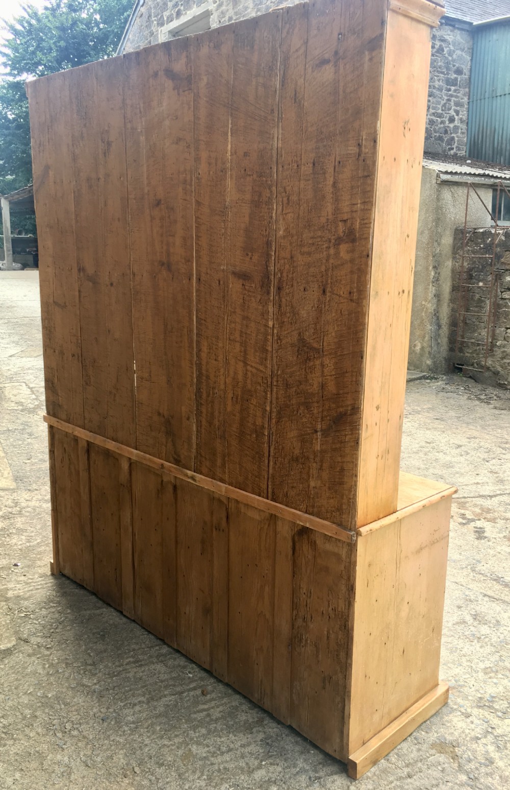 Huge Antique Georgian Stripped Pine Westcountry Dresser View XVII