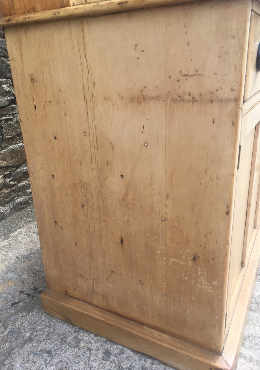 Huge Antique Georgian Stripped Pine Westcountry Dresser View XVIII