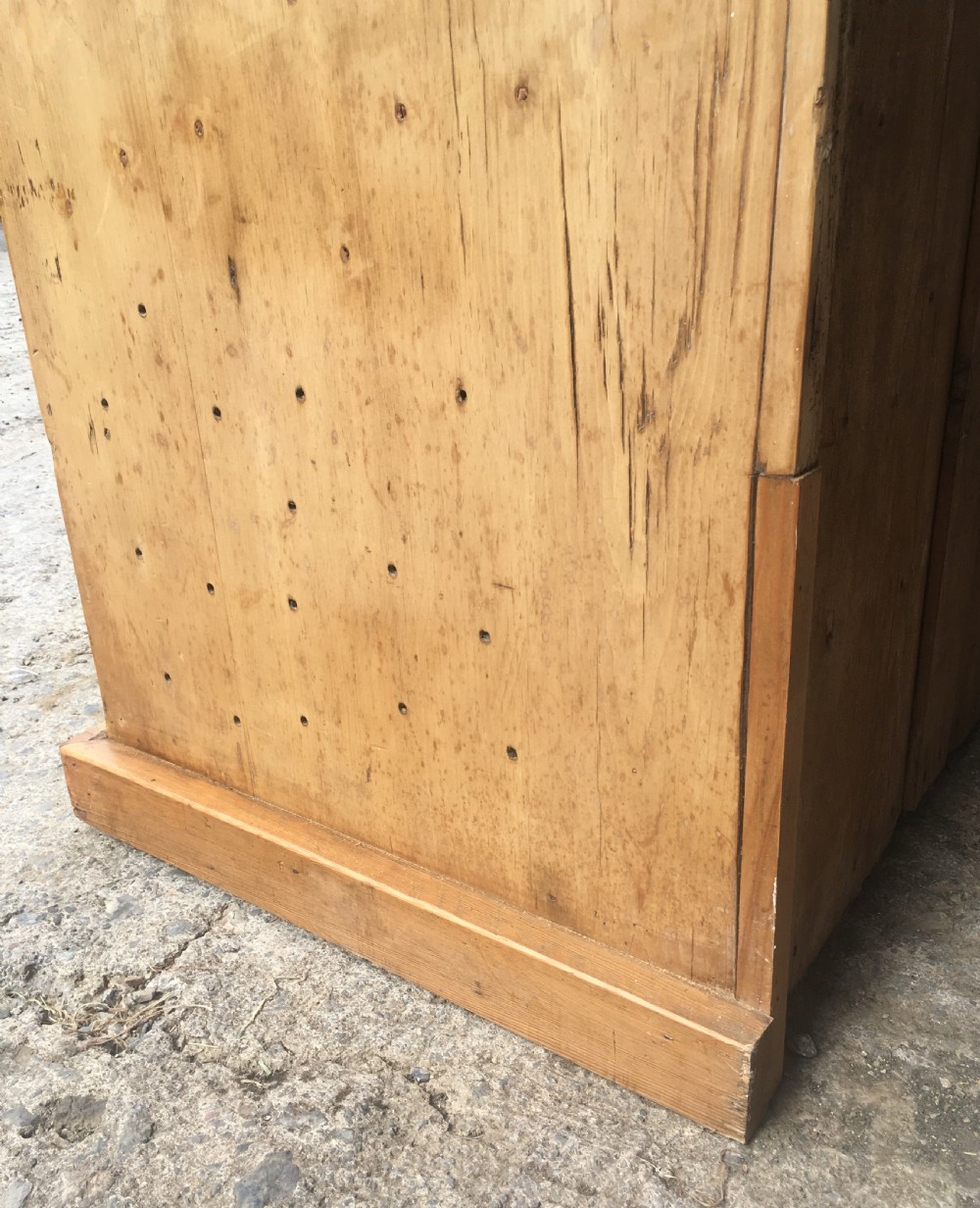 Huge Antique Georgian Stripped Pine Westcountry Dresser View XIX