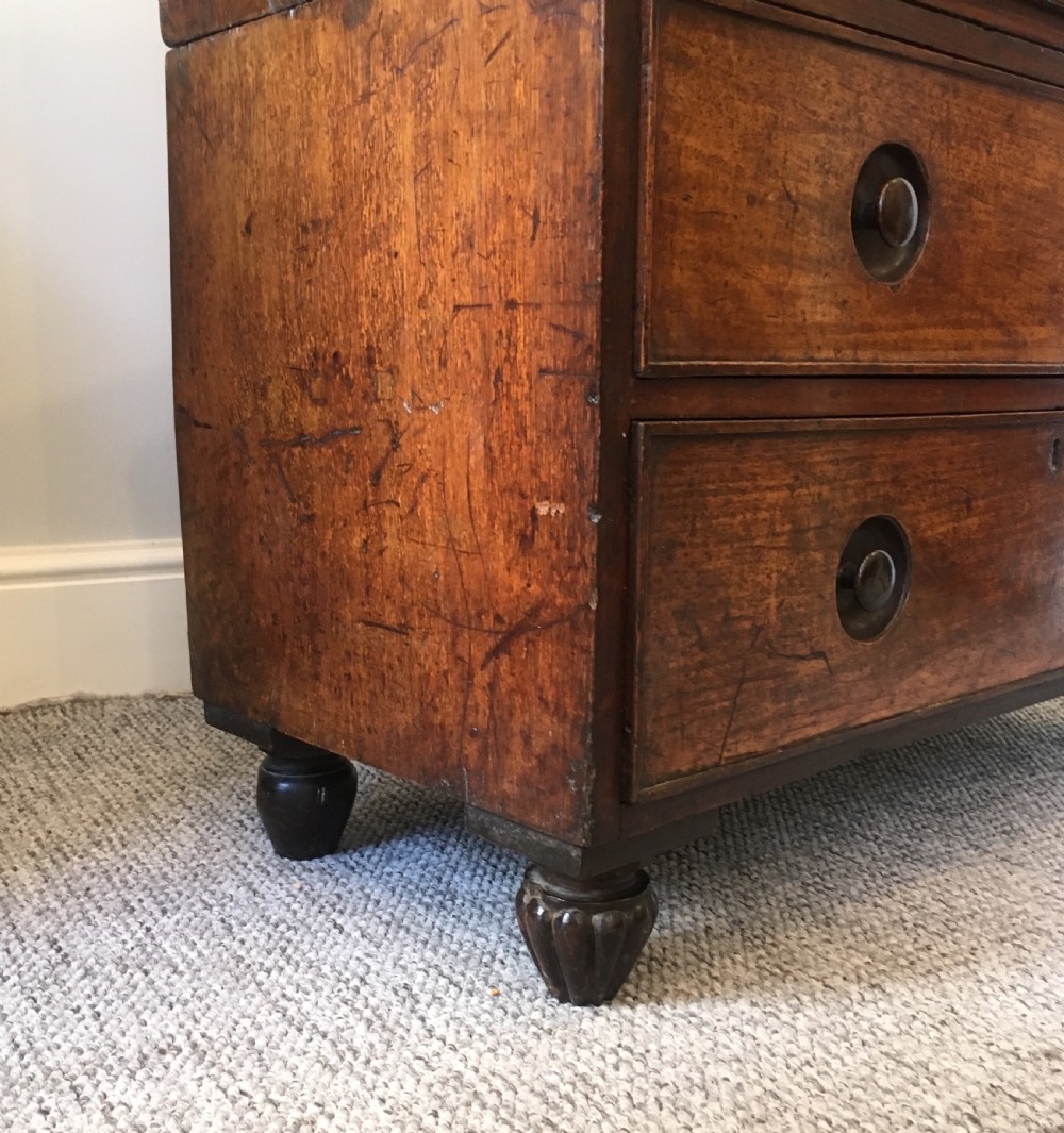 Small Anglo Indian Teak Campaign Chest of Drawers View XI
