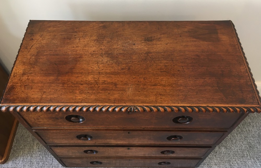 Small Anglo Indian Teak Campaign Chest of Drawers View XIII