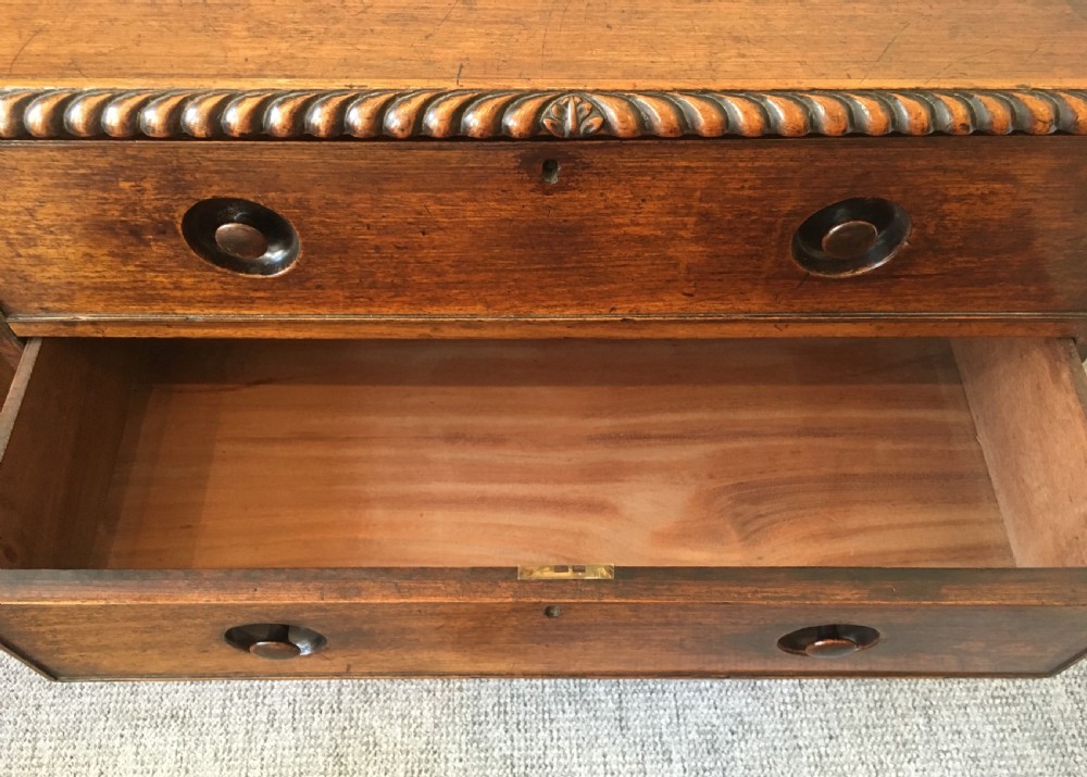 Small Anglo Indian Teak Campaign Chest of Drawers View XIV