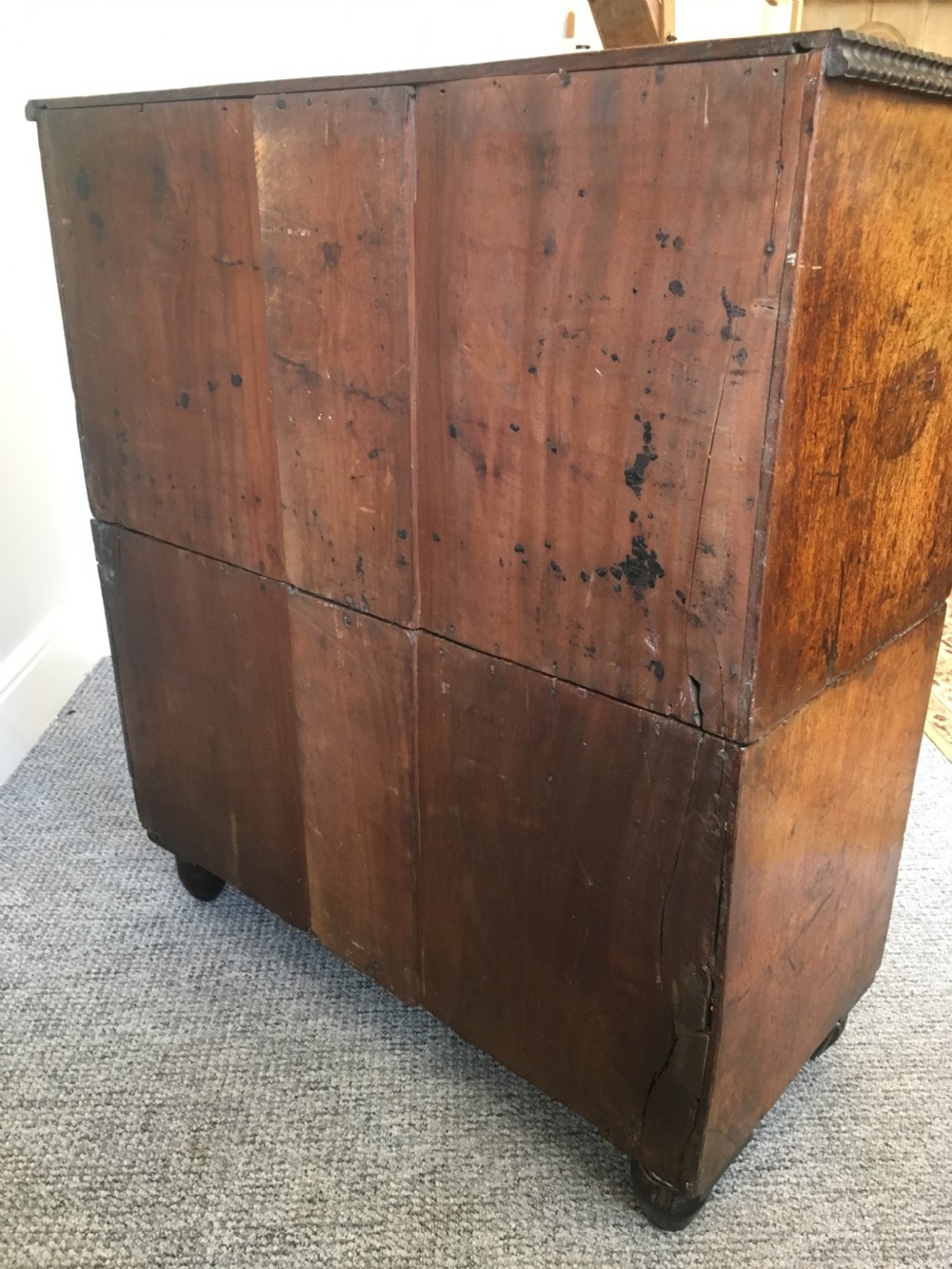 Small Anglo Indian Teak Campaign Chest of Drawers View XV