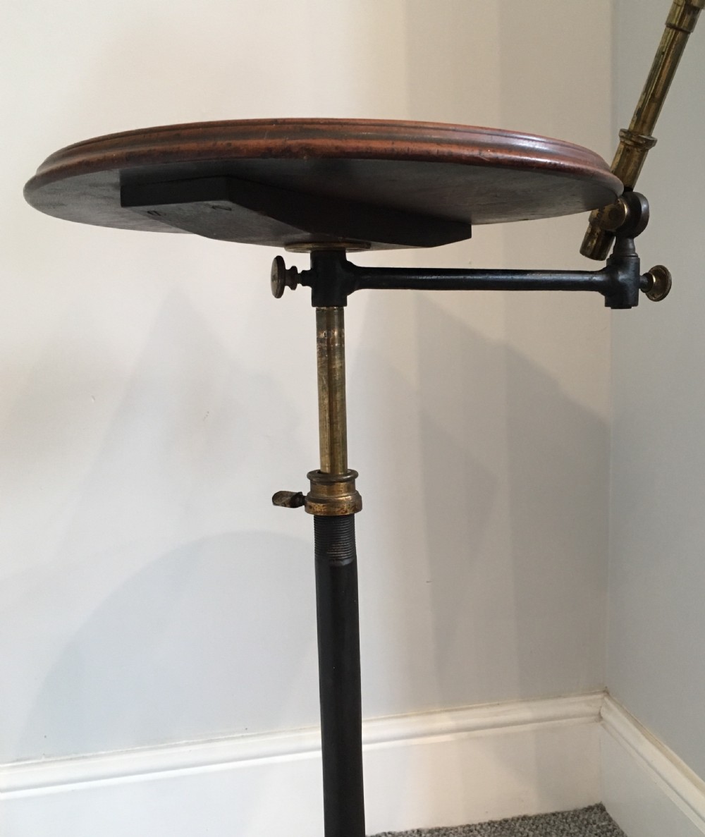 Antique Victorian Adjustable Reading Stand  View X