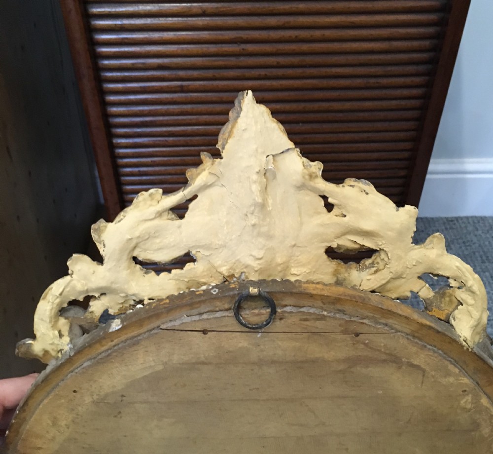 Pair of Antique Victorian Gilt Girandole Wall Mirrors View IX