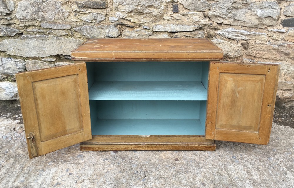 Small Antique 19th Century Painted Pine Cupboard View VIII