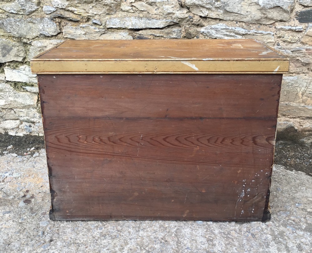 Small Antique 19th Century Painted Pine Cupboard View X
