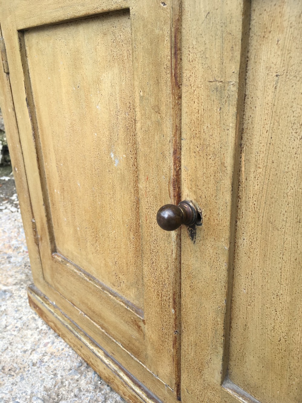 Small Antique 19th Century Painted Pine Cupboard View XIV