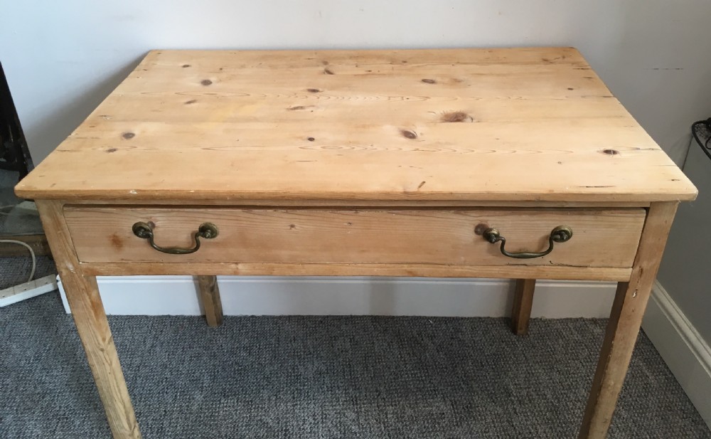 Antique Georgian Pine Side Table View III