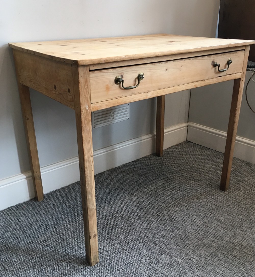 Antique Georgian Pine Side Table View VI