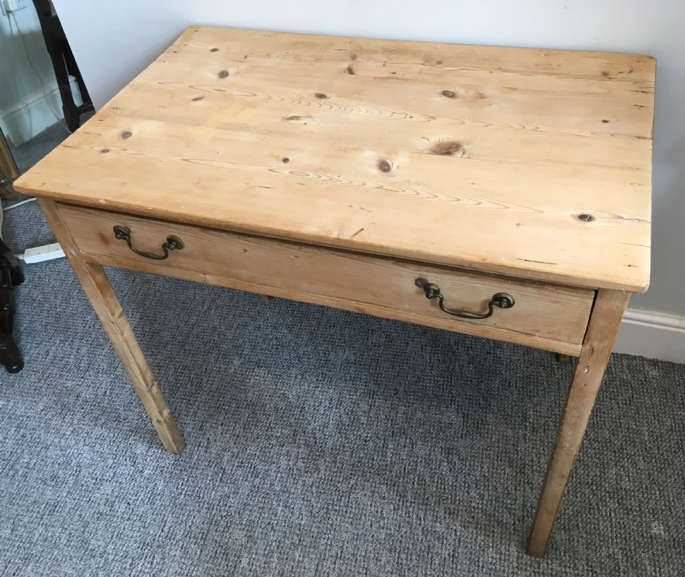 Antique Georgian Pine Side Table View VII