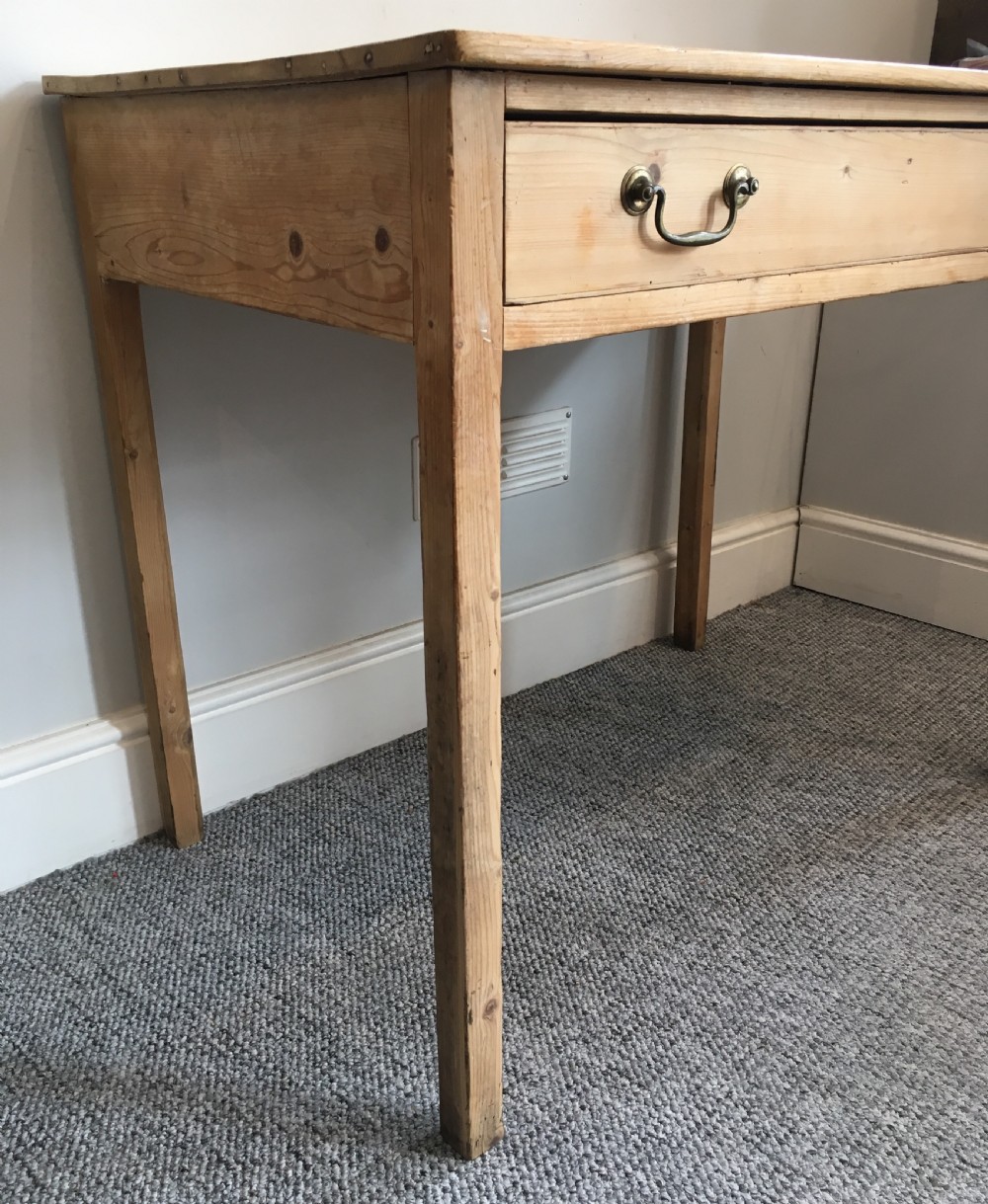 Antique Georgian Pine Side Table View VIII