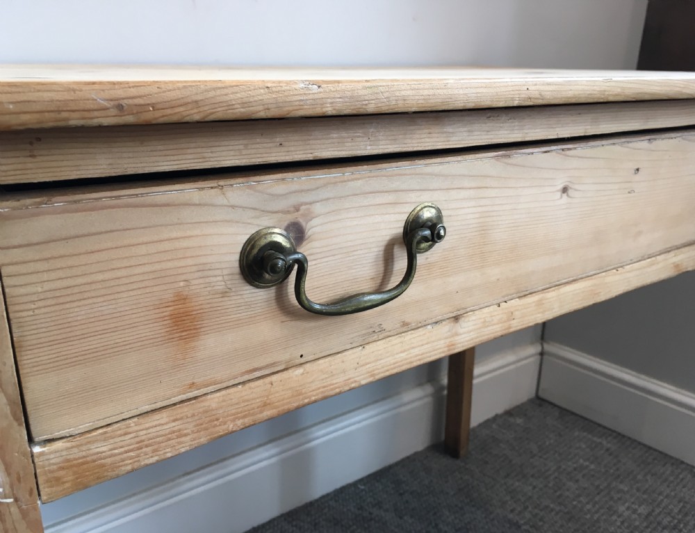 Antique Georgian Pine Side Table View X