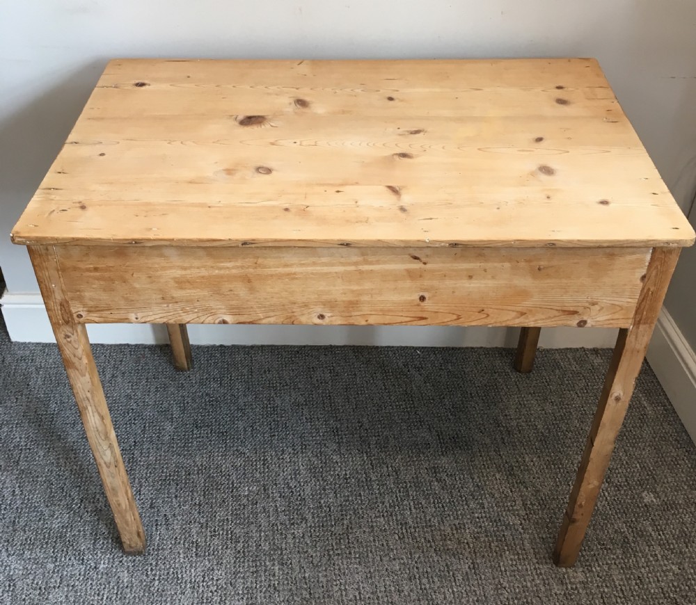 Antique Georgian Pine Side Table View XIII