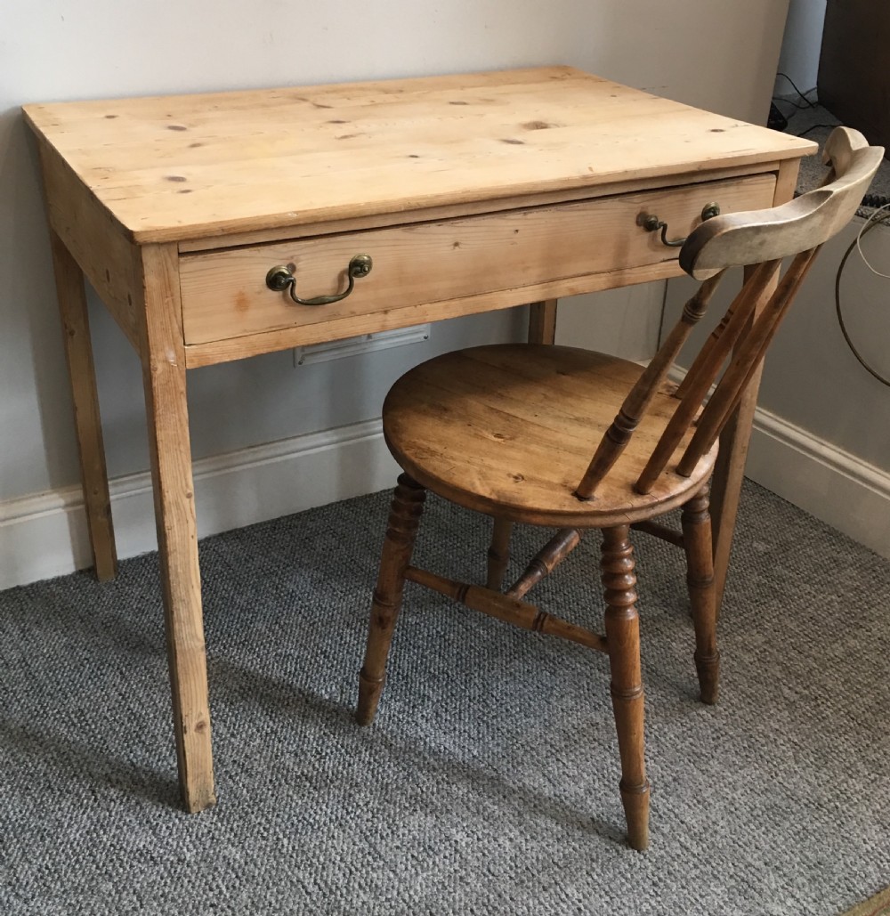 Antique Georgian Pine Side Table View XIV