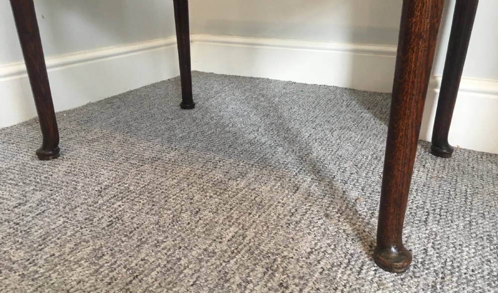 18th Century Georgian Oak Side Table on Pad Feet View VIII