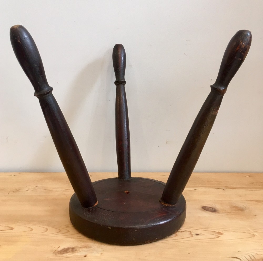 Antique Welsh Three Legged Milking Stool View VIII