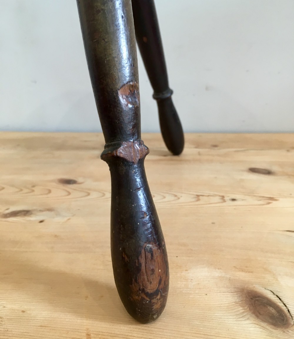 Antique Welsh Three Legged Milking Stool View IX