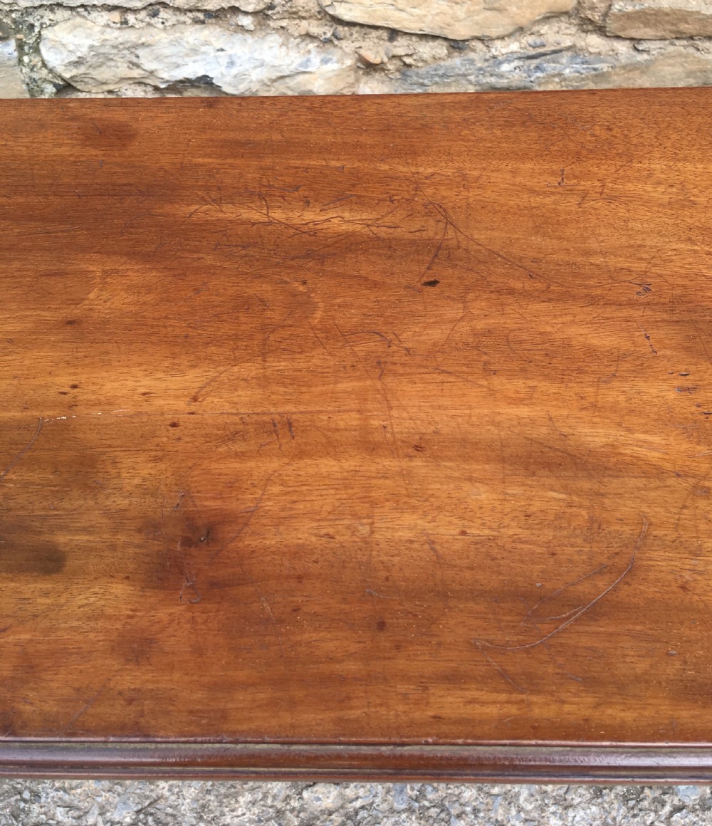 Antique Victorian Walnut Window Seat Hall Bench View X