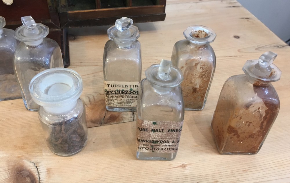 Antique Georgian Mahogany Apothecary Cabinet  View X