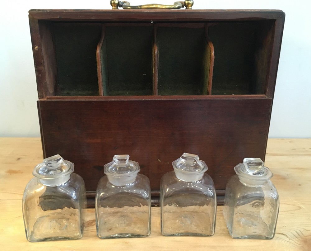 Antique Georgian Mahogany Apothecary Cabinet  View XVI