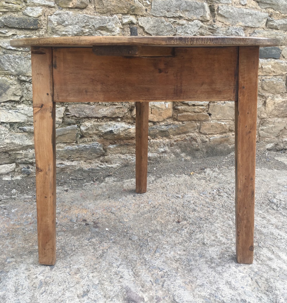 Antique 19th Century Pine Cricket Table View X