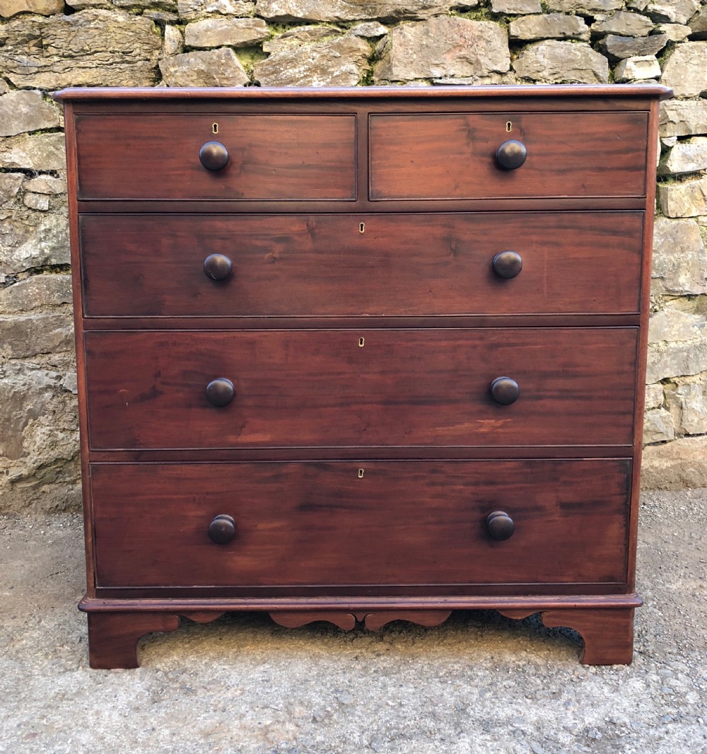 Early Victorian Mahogany Chest of Drawers View II