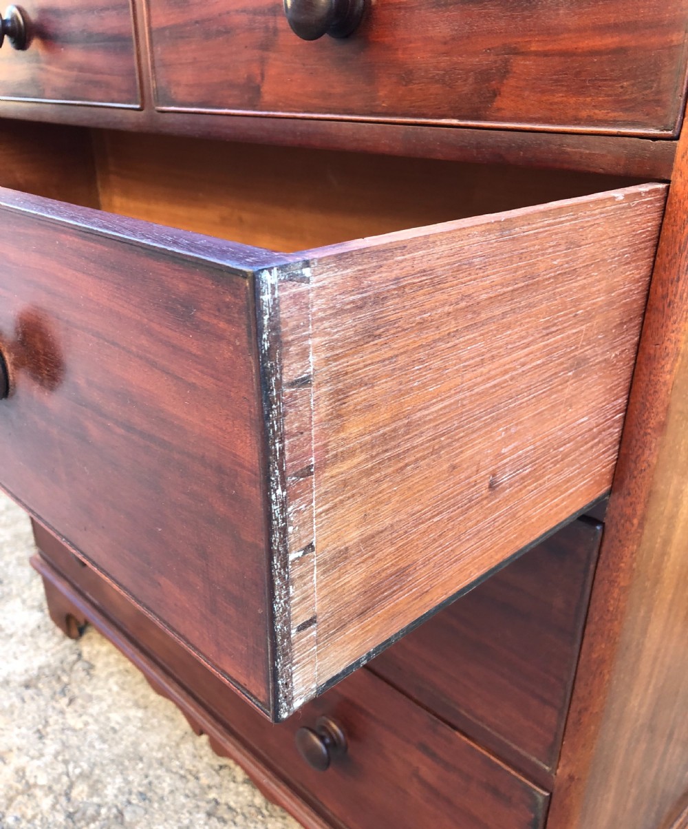 Early Victorian Mahogany Chest of Drawers View XIV