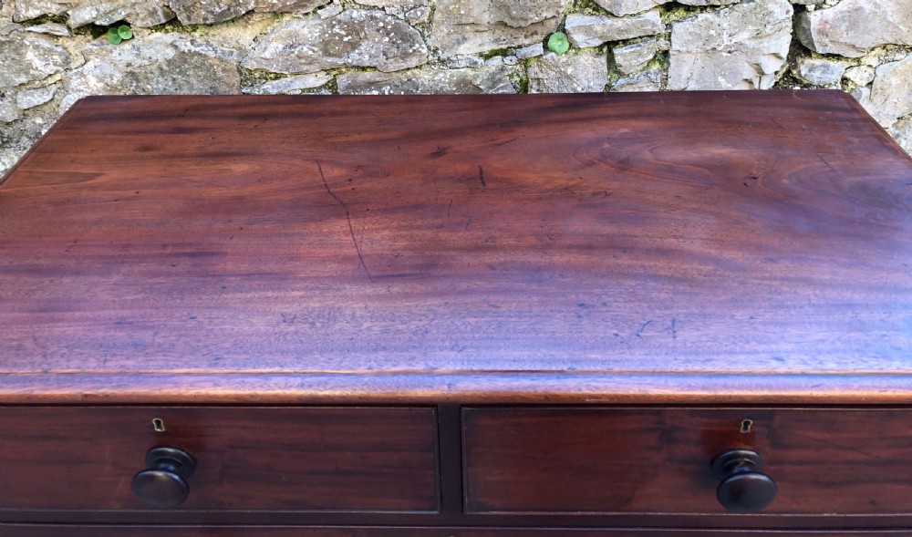 Early Victorian Mahogany Chest of Drawers View XV