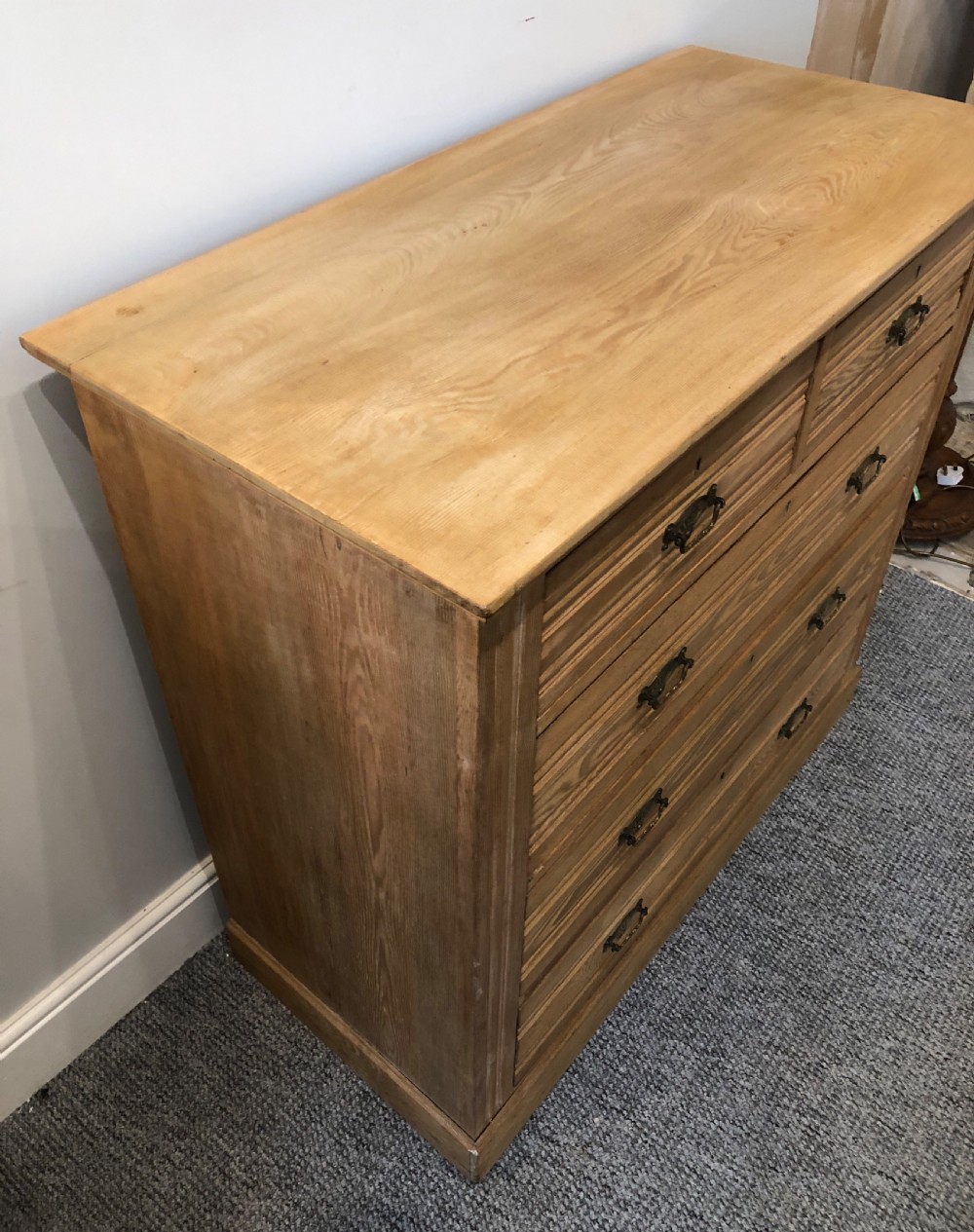 Antique Edwardian Ash Chest of Drawers View VI