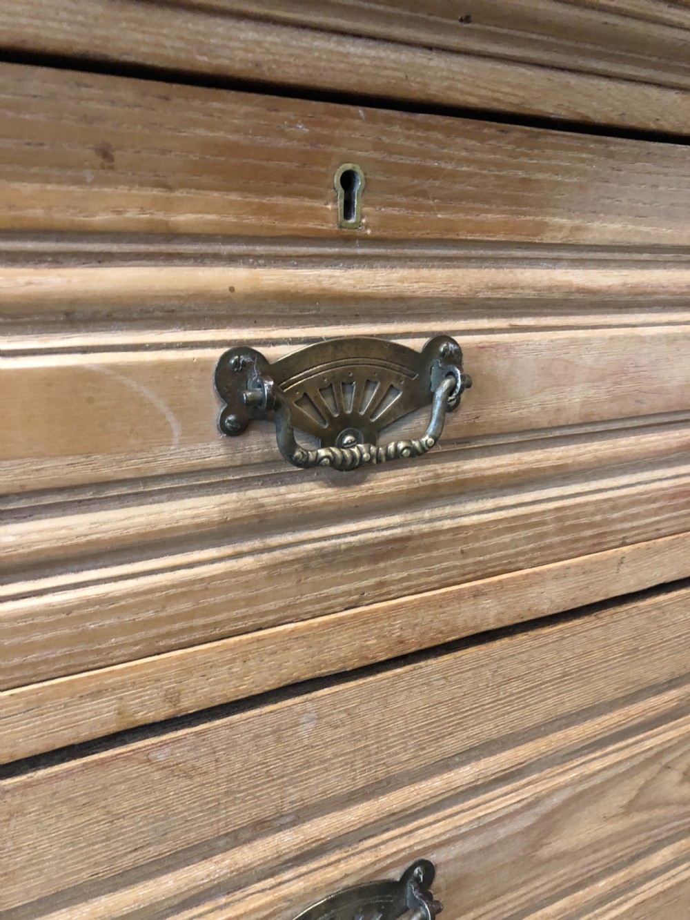 Antique Edwardian Ash Chest of Drawers View VIII