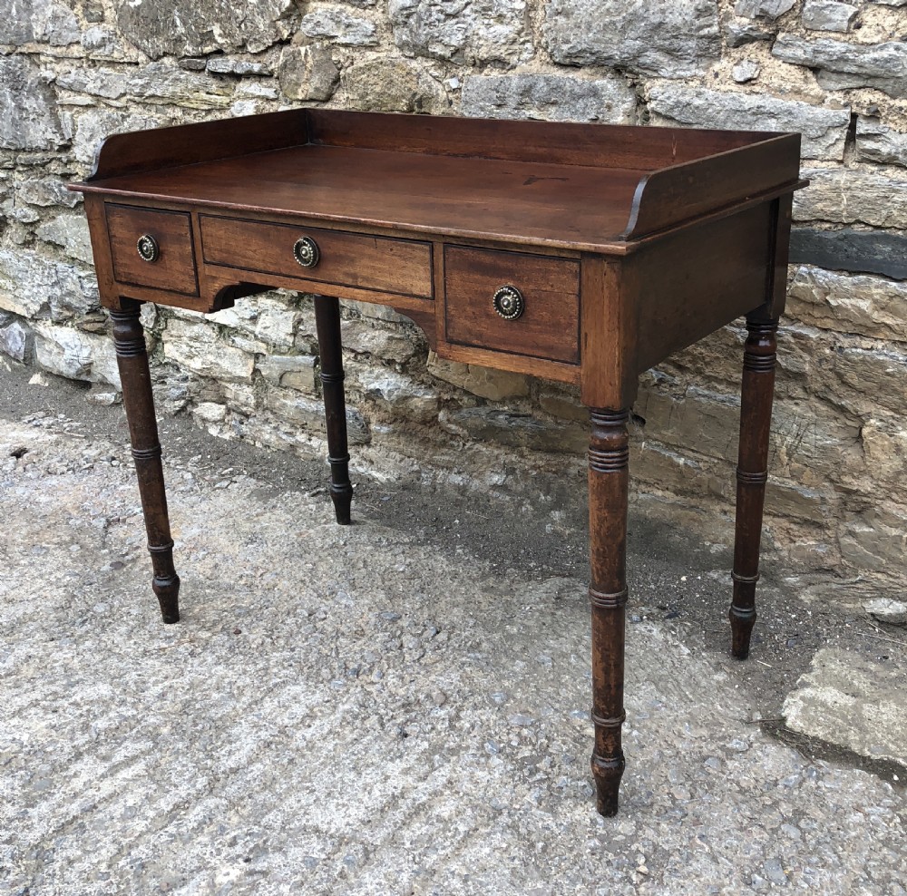 Antique Georgian Mahogany Side Table  View IV
