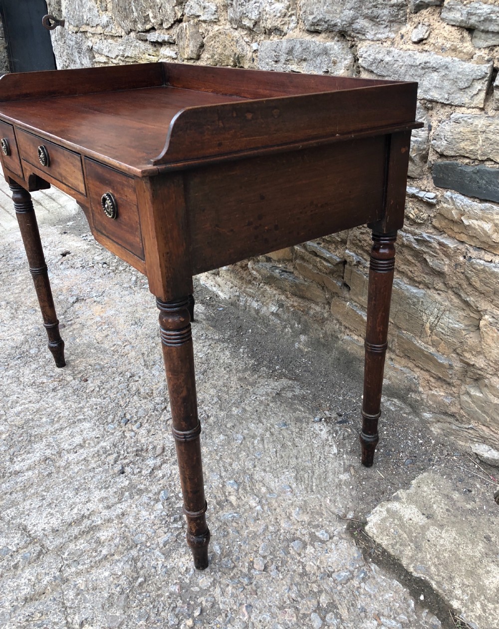 Antique Georgian Mahogany Side Table  View VI