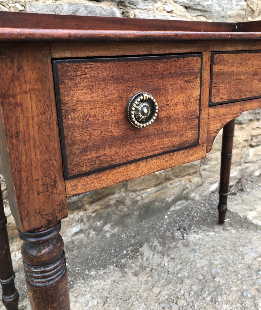 Antique Georgian Mahogany Side Table  View IX