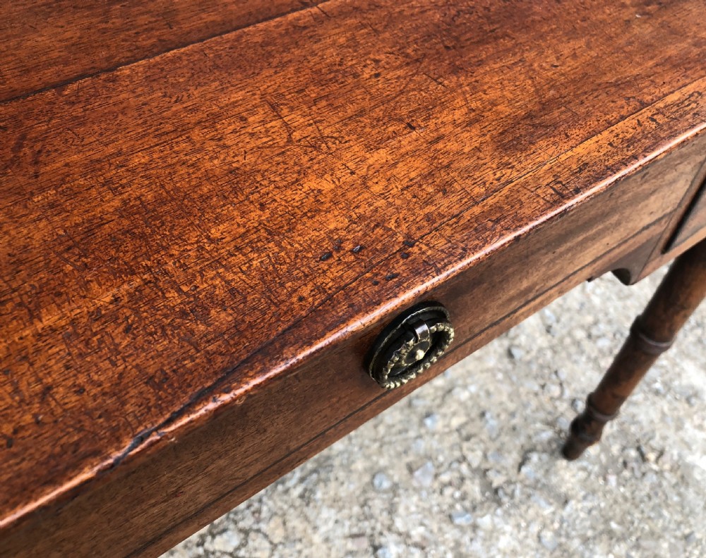 Antique Georgian Mahogany Side Table  View X