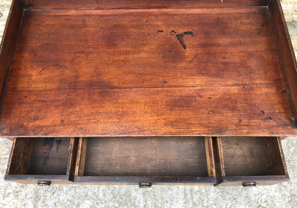 Antique Georgian Mahogany Side Table  View XII