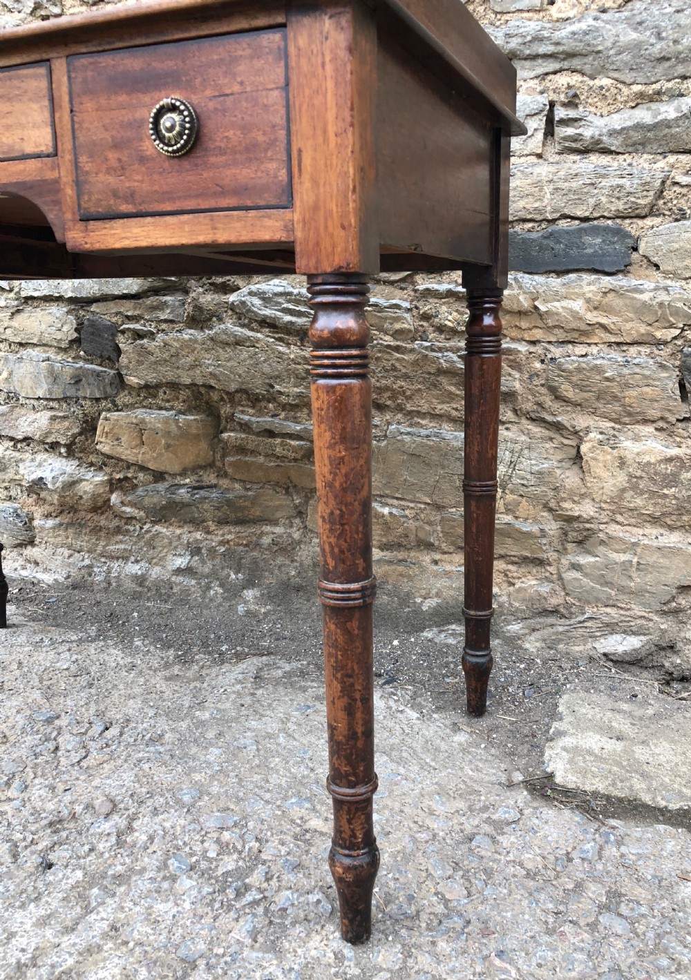 Antique Georgian Mahogany Side Table  View XIII