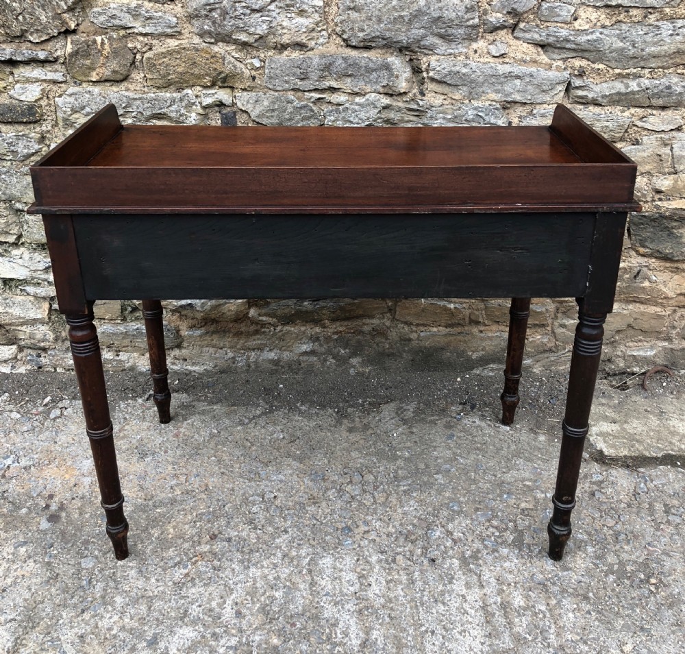 Antique Georgian Mahogany Side Table  View XVI