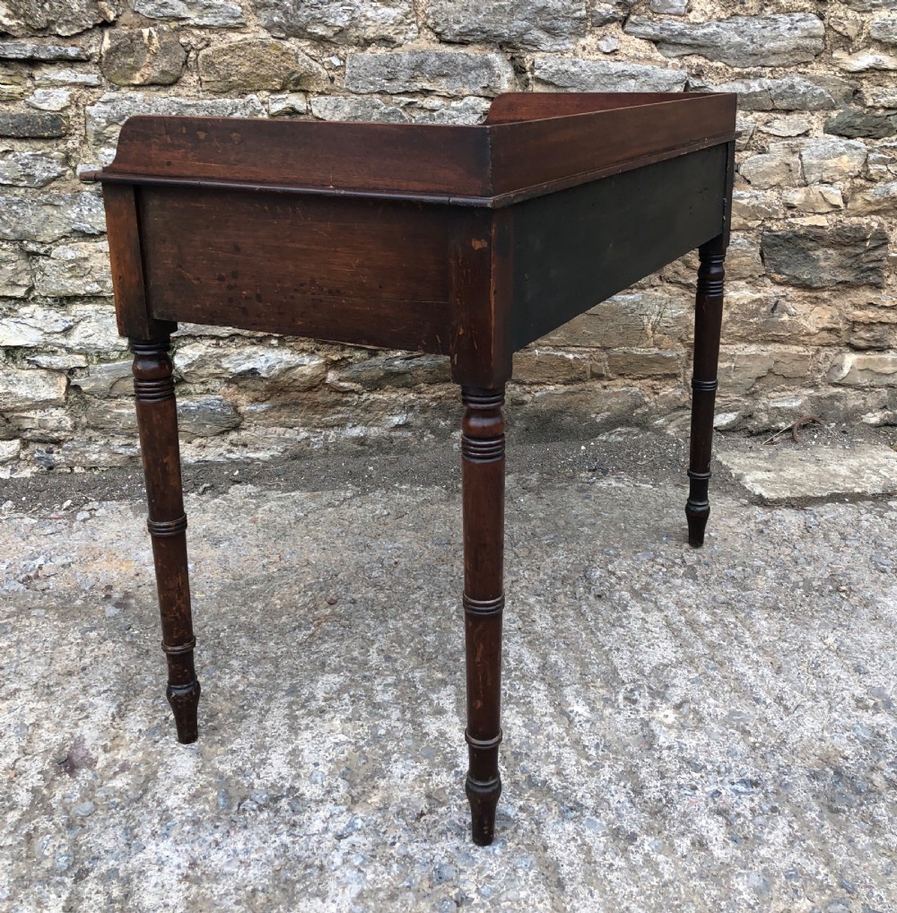 Antique Georgian Mahogany Side Table  View XVII