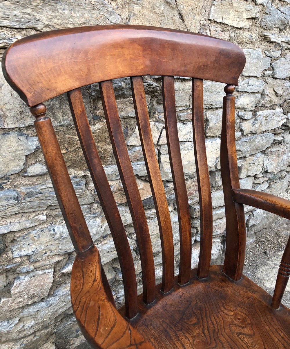 Antique Elm Farmhouse Windsor Chair  View VIII