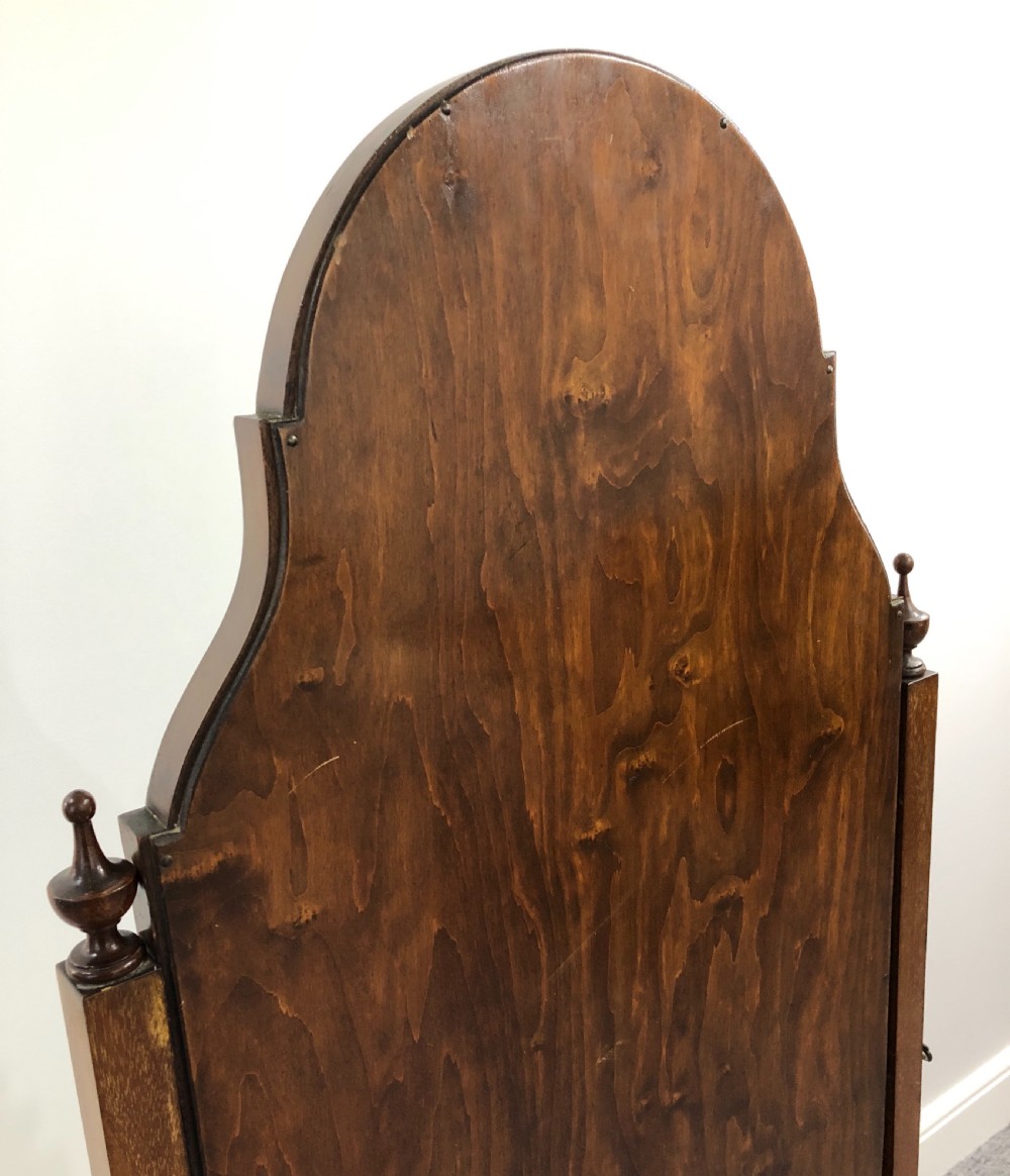Edwardian Mahogany Cheval Mirror View IX