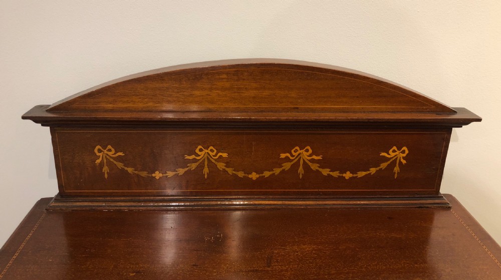 Edwardian Inlaid Mahogany Music Cabinet  View V