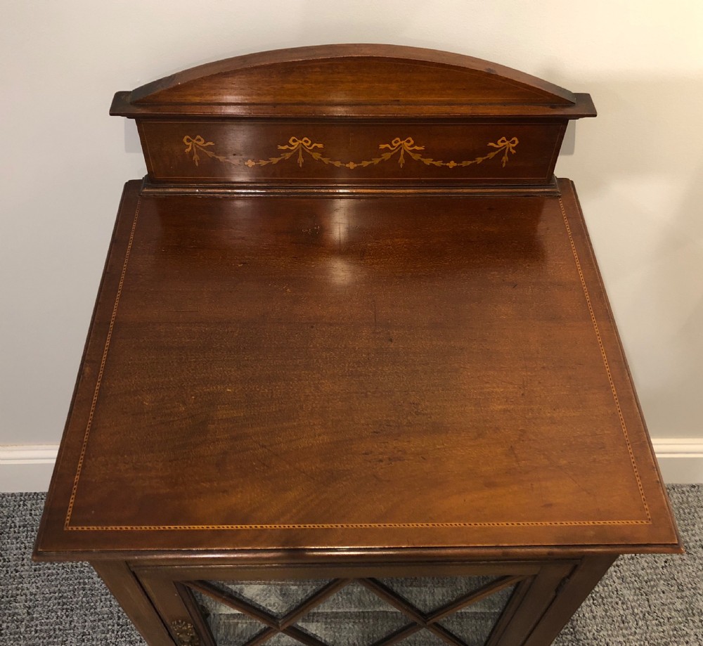 Edwardian Inlaid Mahogany Music Cabinet  View VI