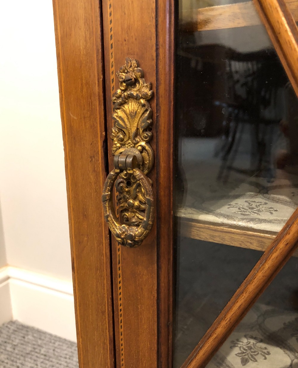 Edwardian Inlaid Mahogany Music Cabinet  View IX