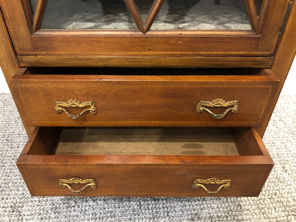 Edwardian Inlaid Mahogany Music Cabinet  View XI