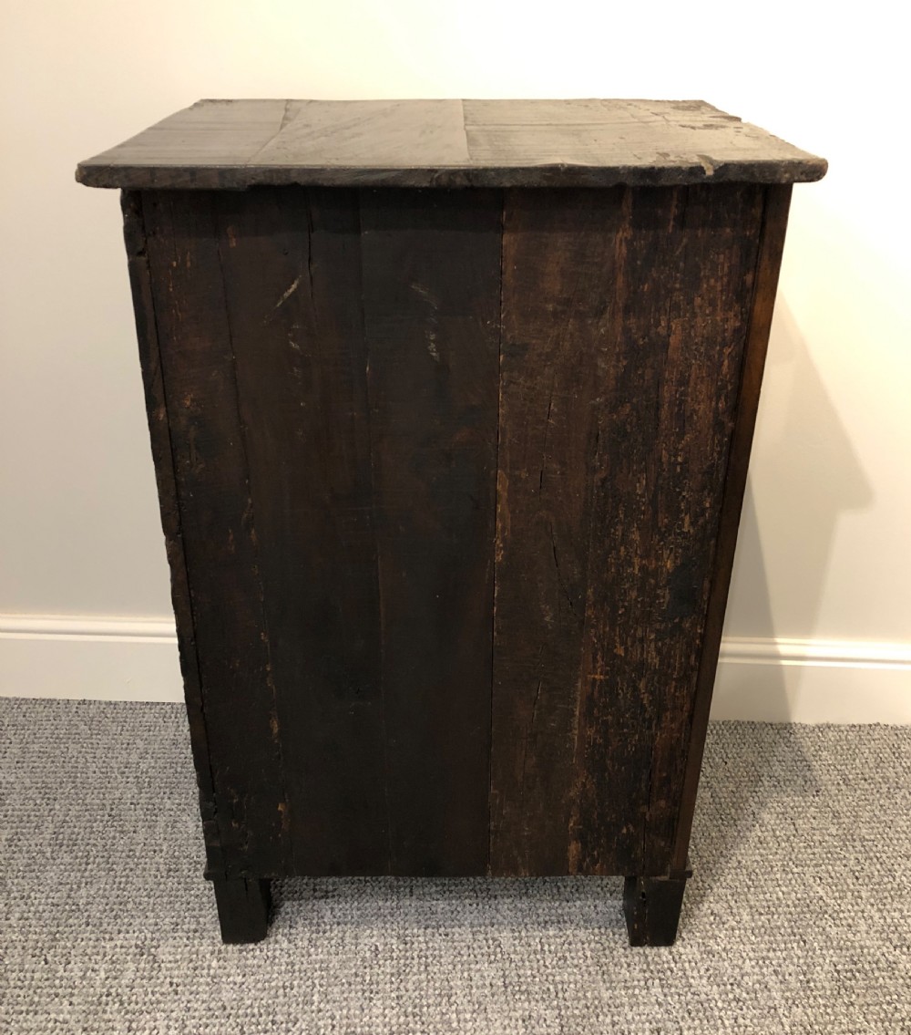 Antique 18th Century Oak Meat Safe Cupboard View V