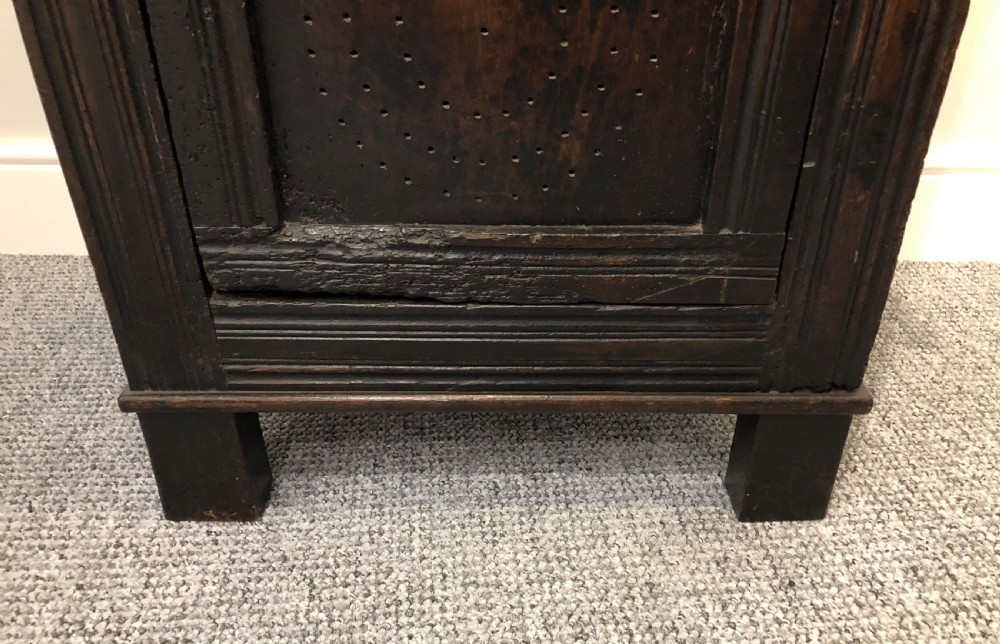 Antique 18th Century Oak Meat Safe Cupboard View XI