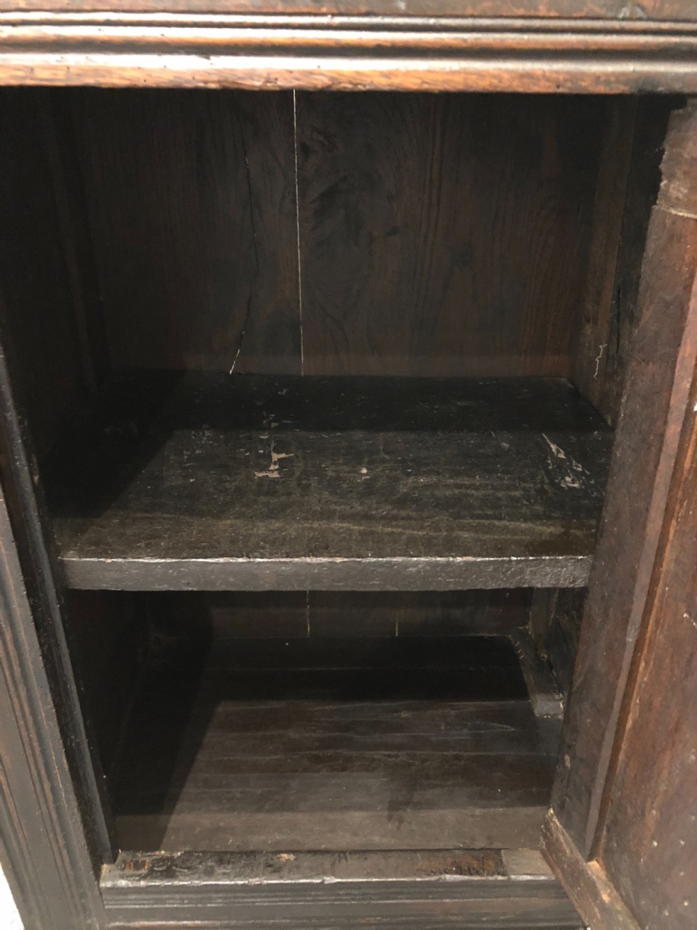 Antique 18th Century Oak Meat Safe Cupboard View XII
