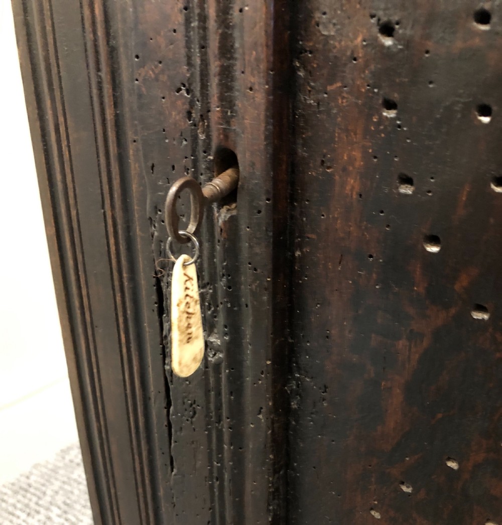 Antique 18th Century Oak Meat Safe Cupboard View XIII